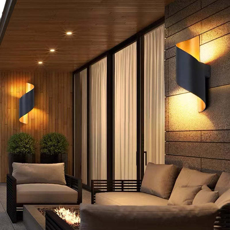 Moderne LED Wandlamp met Spiraalontwerp
