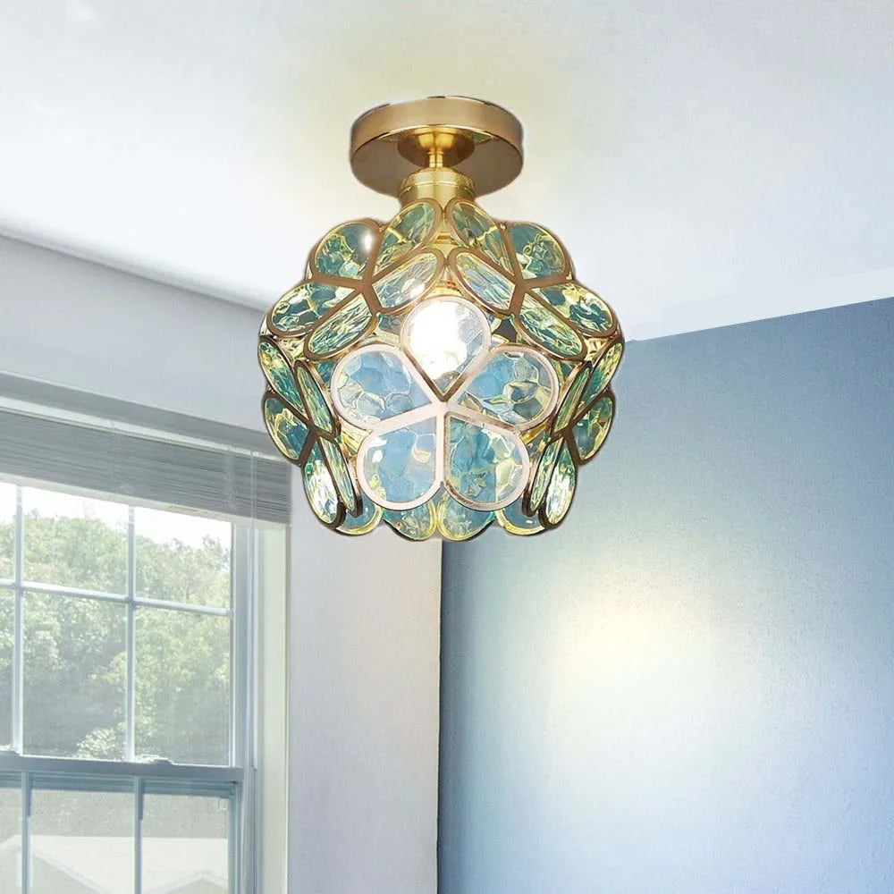Elegante Bloemige Plafondlamp voor Jouw Interieur