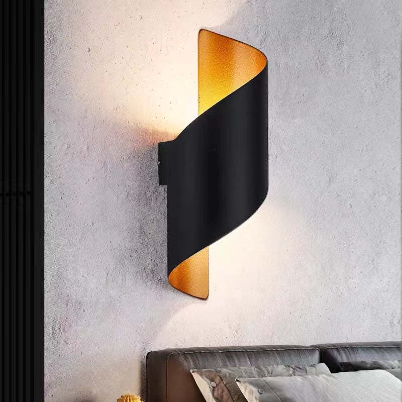 Moderne LED Wandlamp met Spiraalontwerp