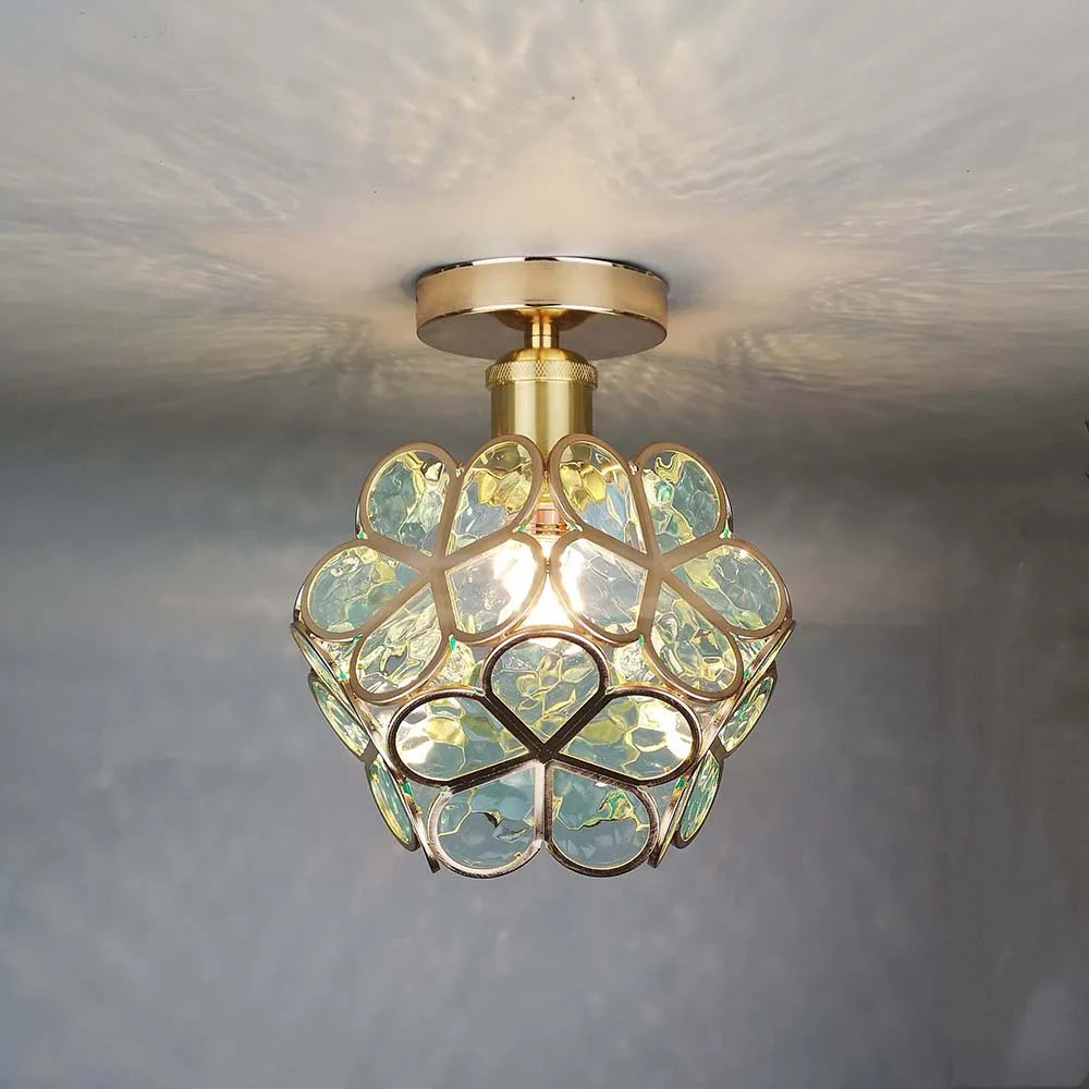 Elegante Bloemige Plafondlamp voor Jouw Interieur