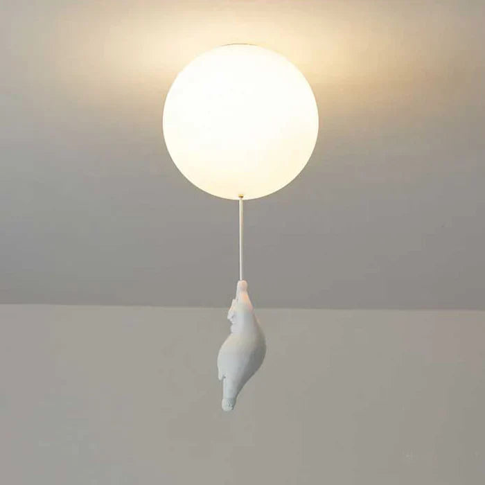 Speelse Beer en Ballon Hanglamp