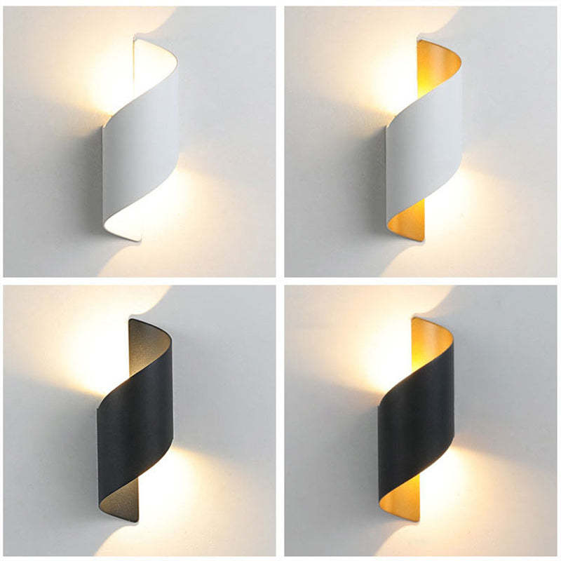 Moderne LED Wandlamp met Spiraalontwerp