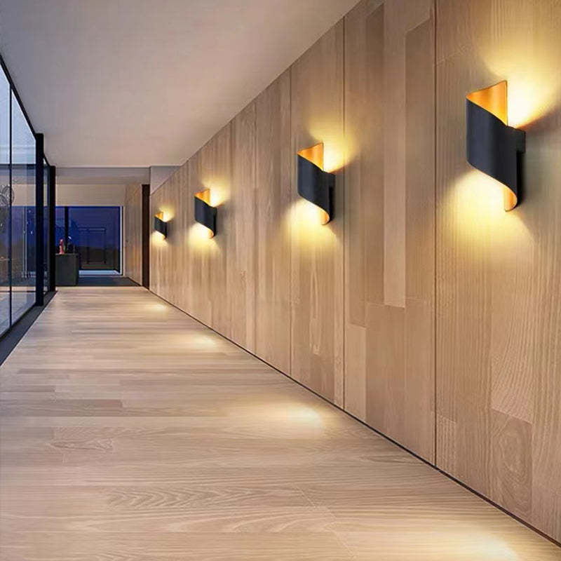 Moderne LED Wandlamp met Spiraalontwerp