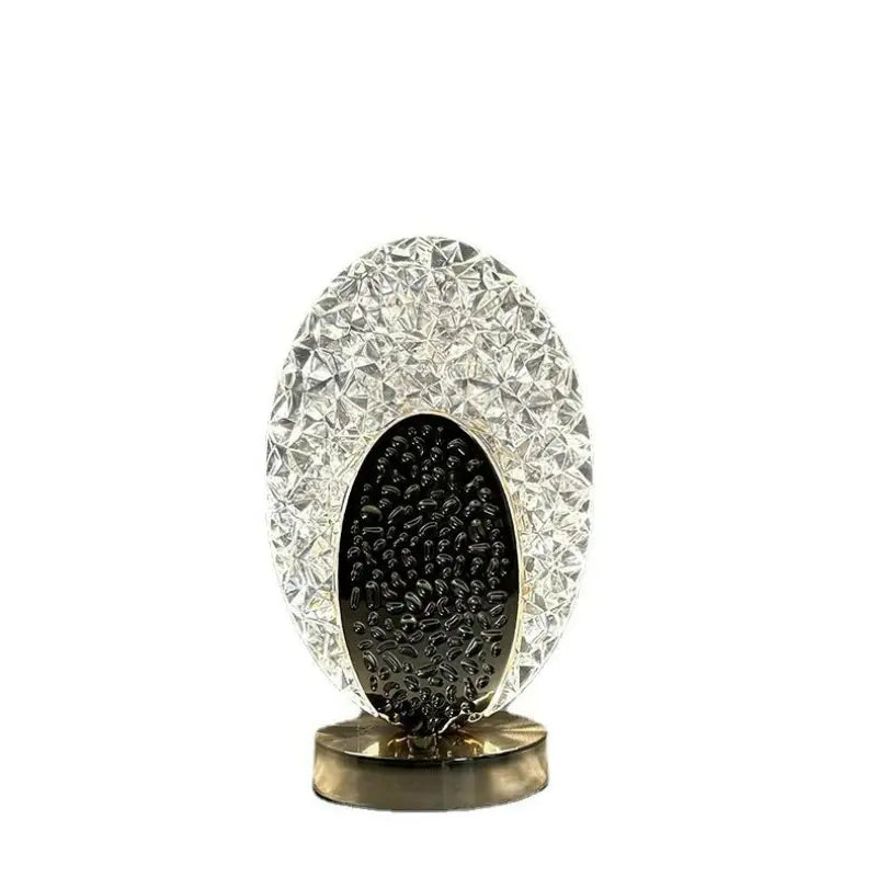Elegante Draadloze Pauw Tafel Lamp met Verstelbare Verlichting