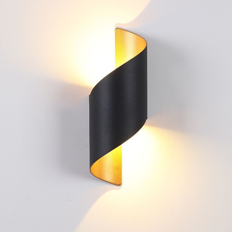 Moderne LED Wandlamp met Spiraalontwerp