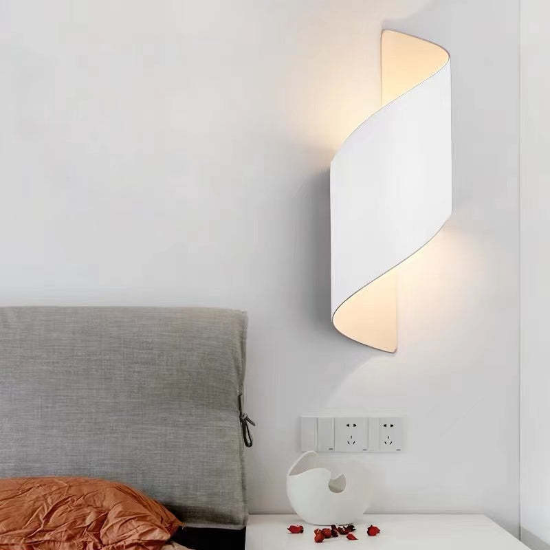 Moderne LED Wandlamp met Spiraalontwerp