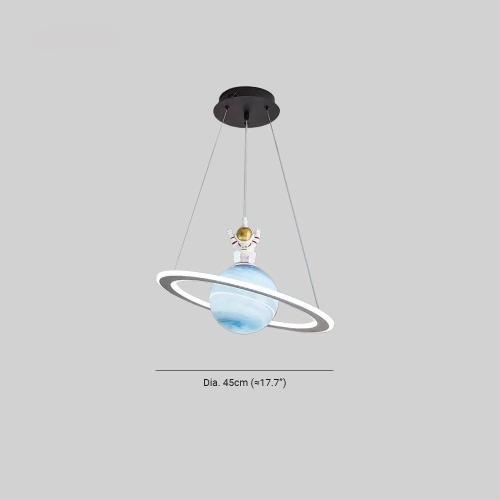 Betoverende LED Hanglamp met Planetenontwerp