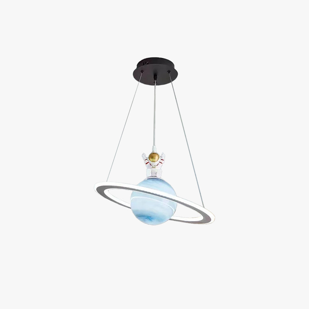 Betoverende LED Hanglamp met Planetenontwerp