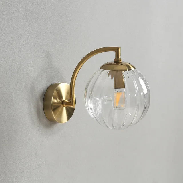 Elegante Glazen Wandlamp voor Luxe Verlichting
