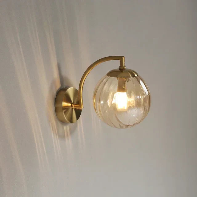 Elegante Glazen Wandlamp voor Luxe Verlichting