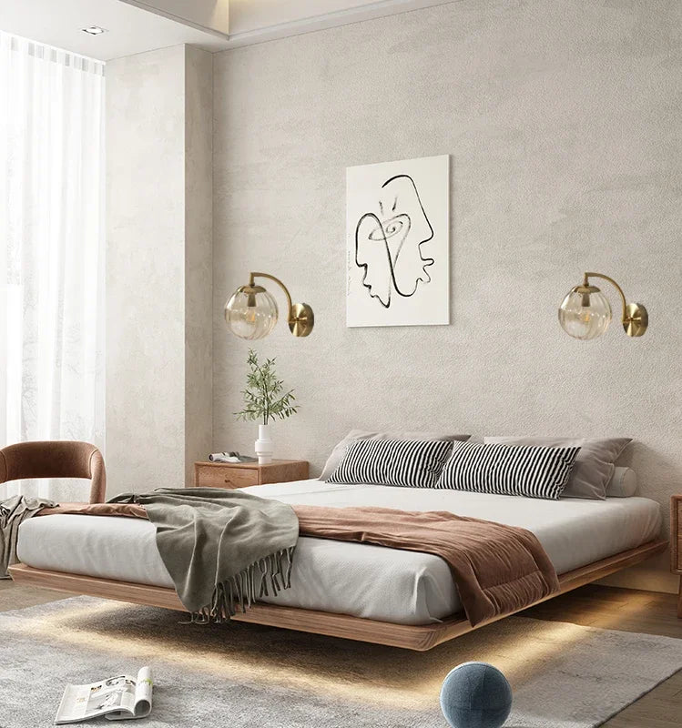 Elegante Glazen Wandlamp voor Luxe Verlichting