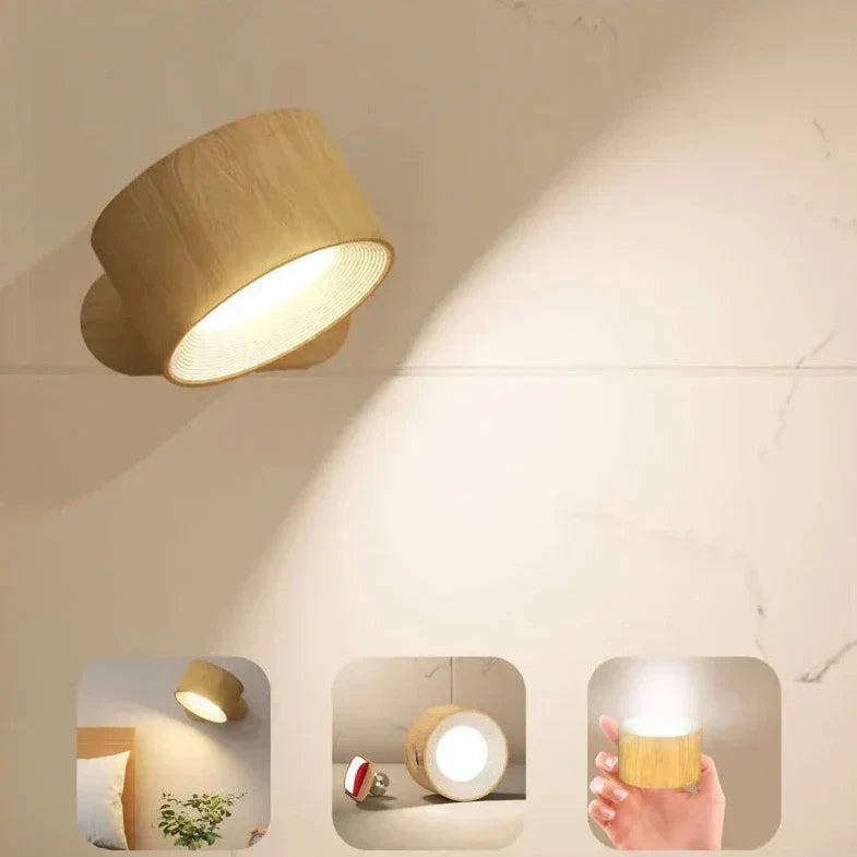 Stijlvolle Draadloze Wandlamp met Aanpasbare Verlichting