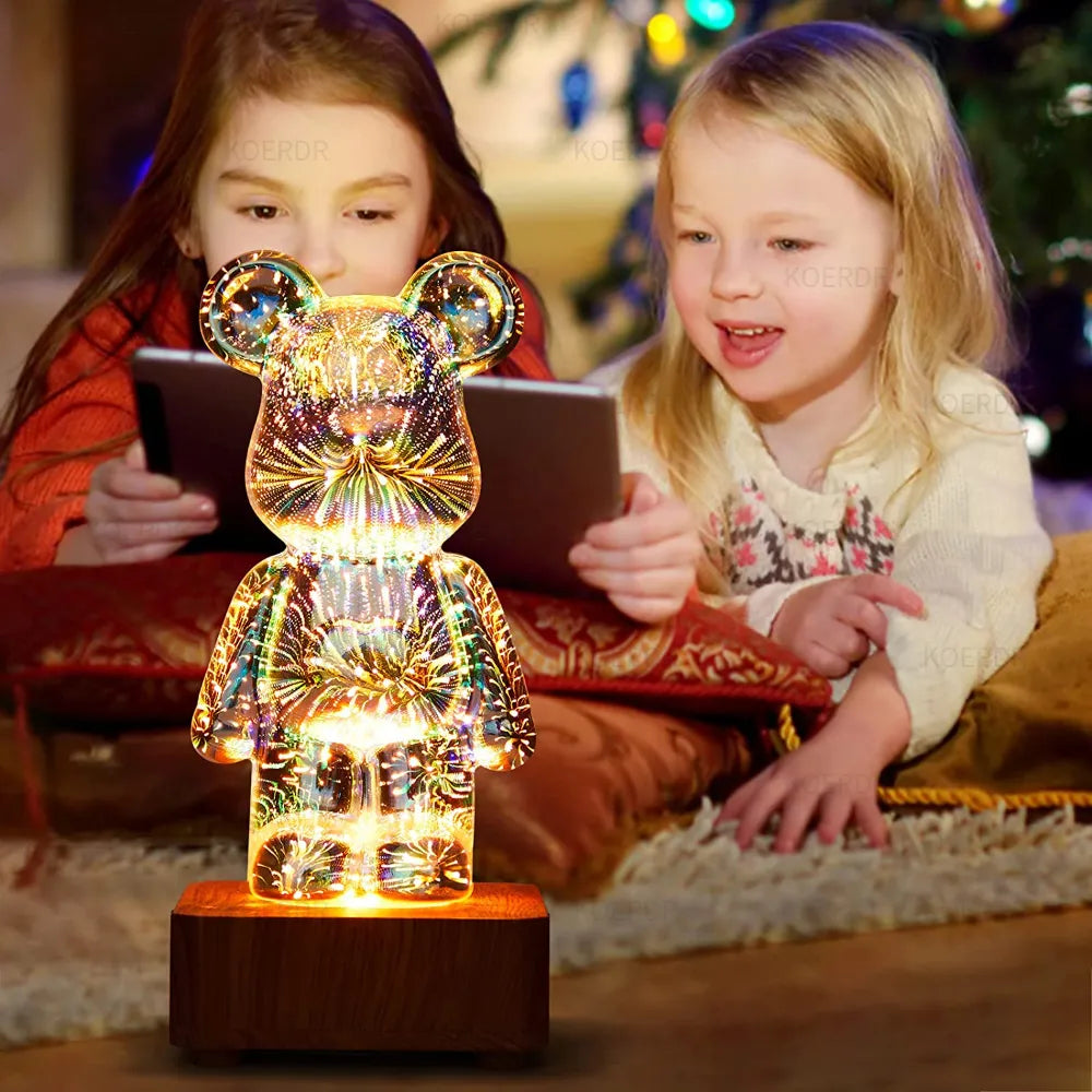 Betoverende 3D Vuurwerk Projectielamp voor Sfeervolle Avonden