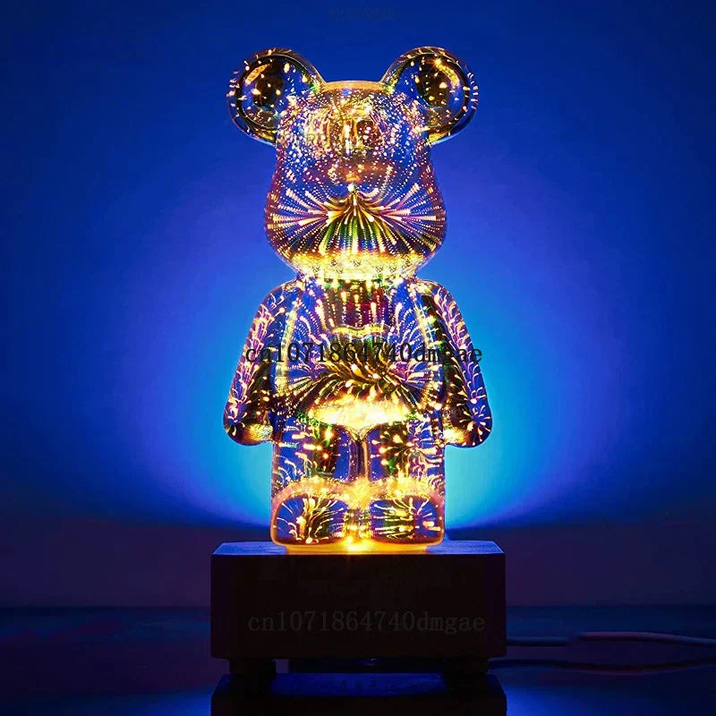 Betoverende 3D Vuurwerk Projectielamp voor Sfeervolle Avonden