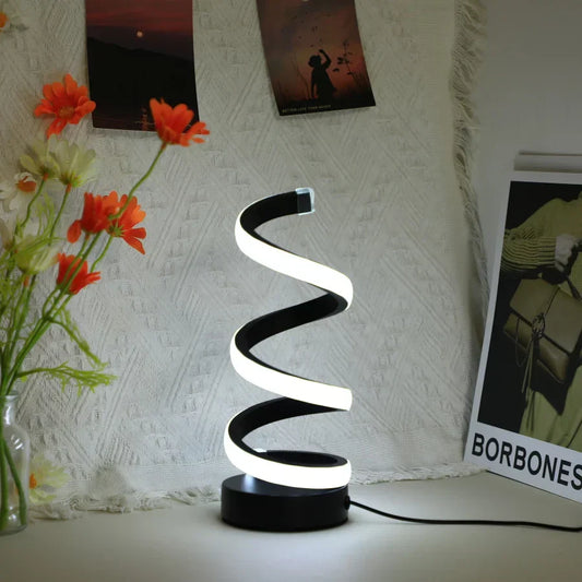 Moderne S-Vormige Bureau Lamp voor Efficiënte Verlichting