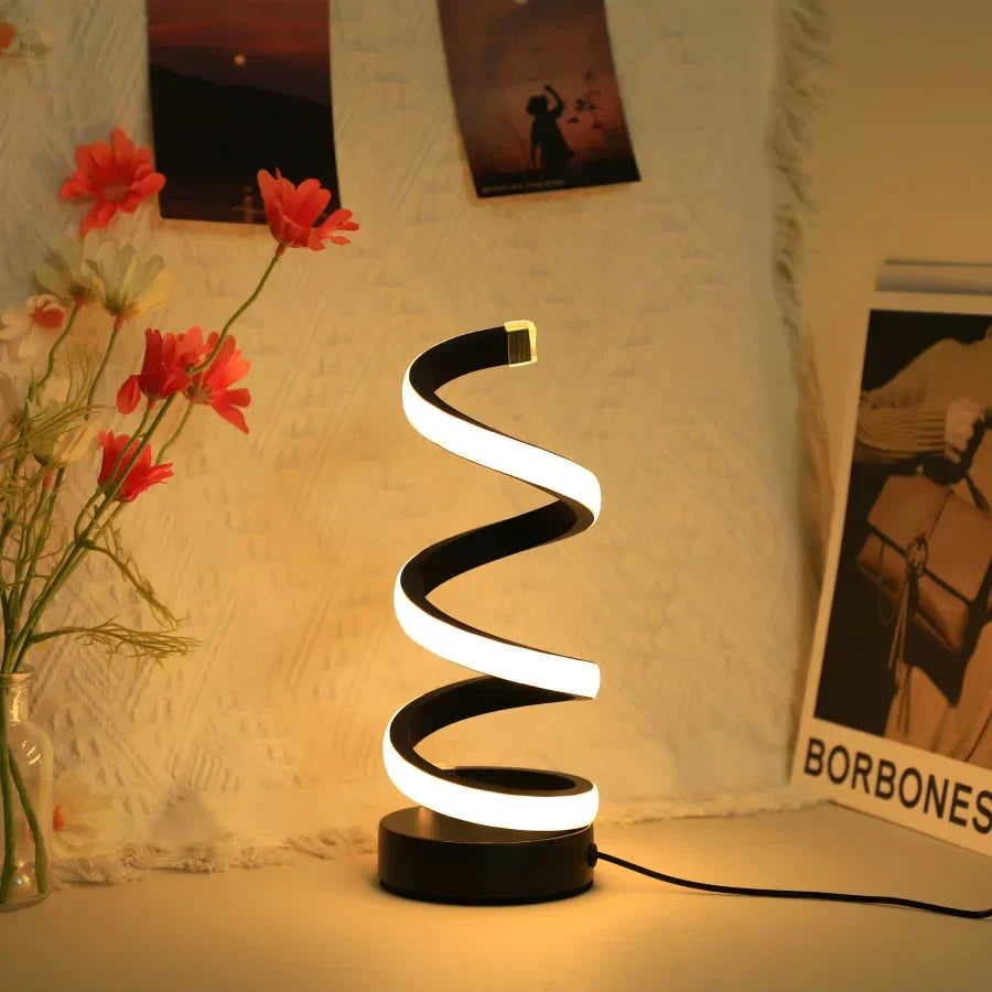 Moderne S-Vormige Bureau Lamp voor Efficiënte Verlichting