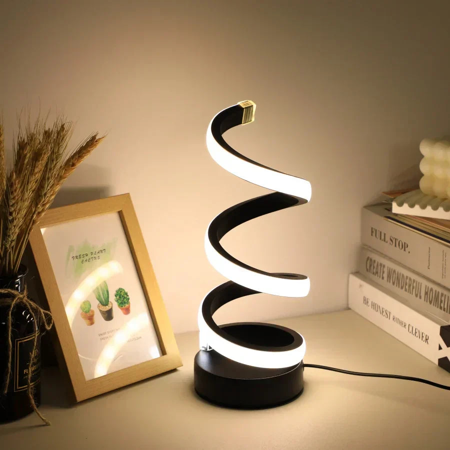 Moderne S-Vormige Bureau Lamp voor Efficiënte Verlichting