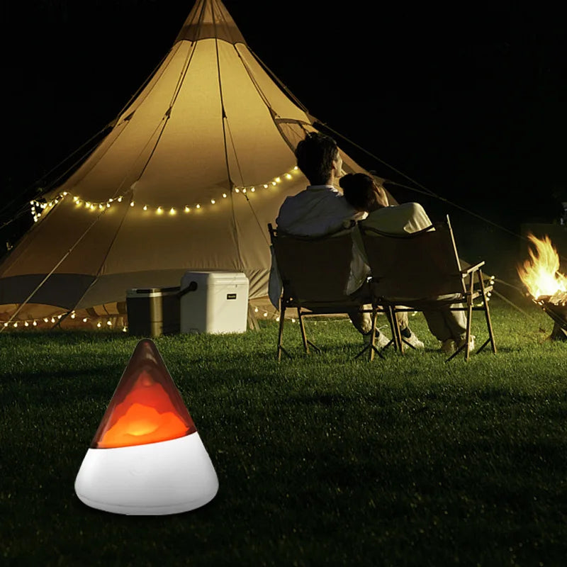 Betoverende Draadloze RGB IJsberg Nachtlamp
