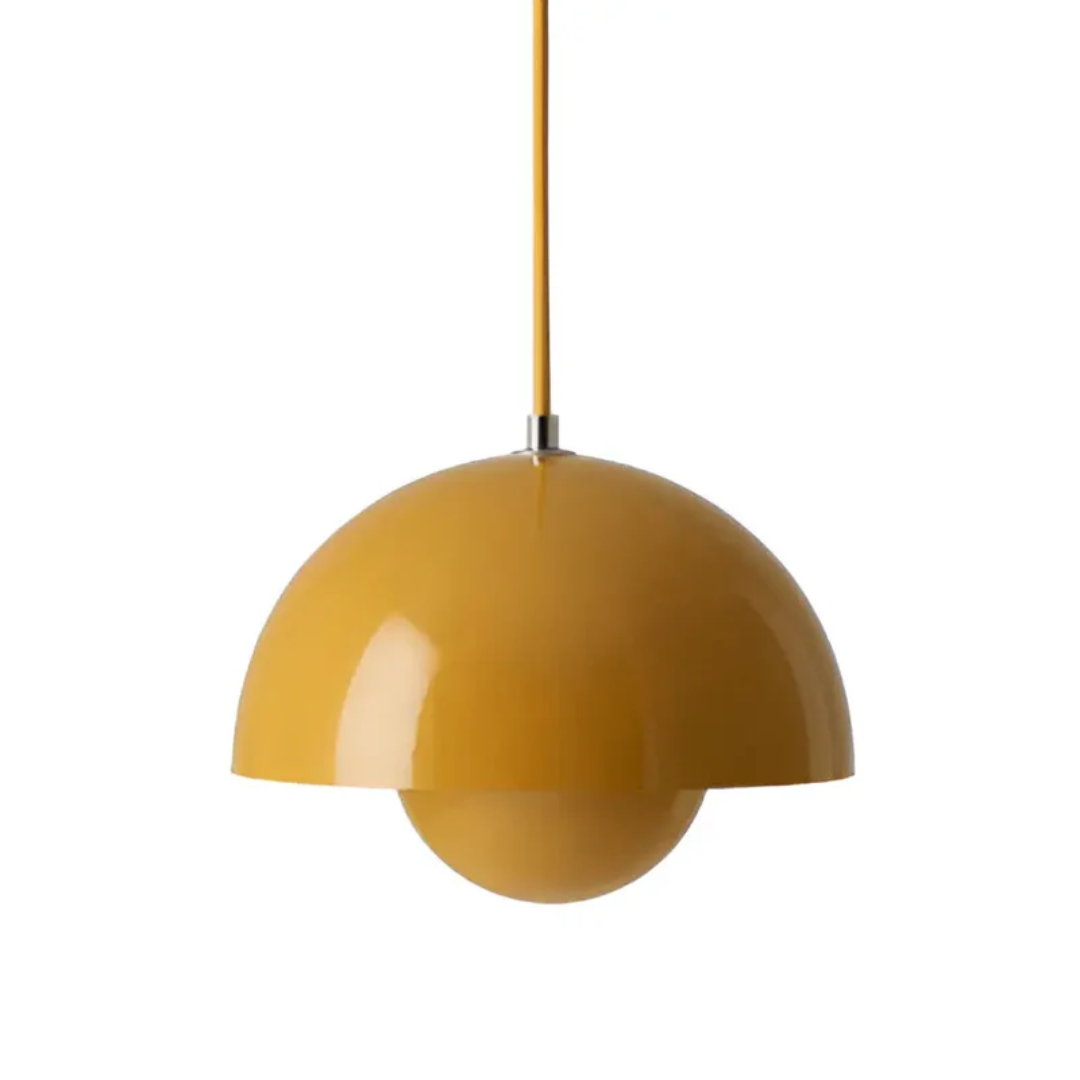 Elegante Scandinavische Hanglamp met Bloemontwerp