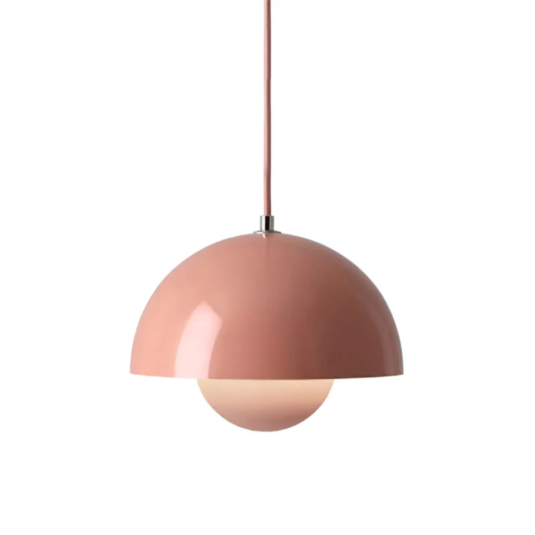 Elegante Scandinavische Hanglamp met Bloemontwerp