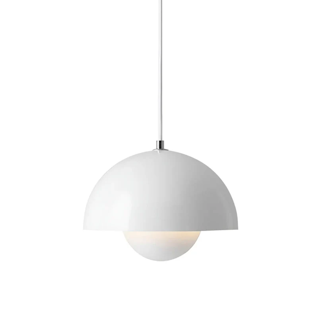 Elegante Scandinavische Hanglamp met Bloemontwerp
