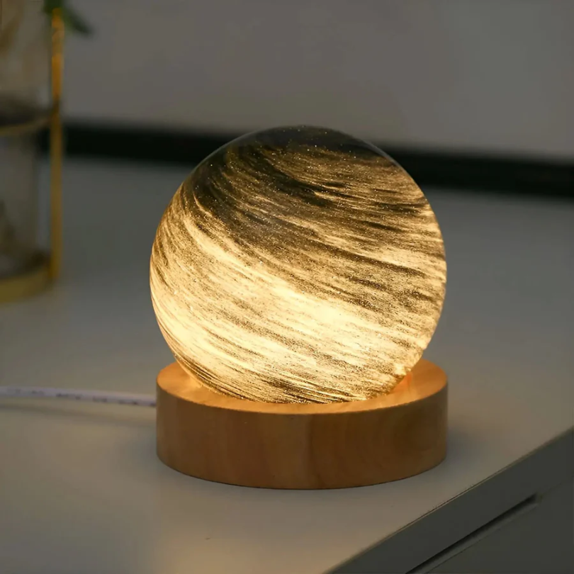 Betoverende 3D Mini-Planeet Lamp voor Sfeervolle Verlichting
