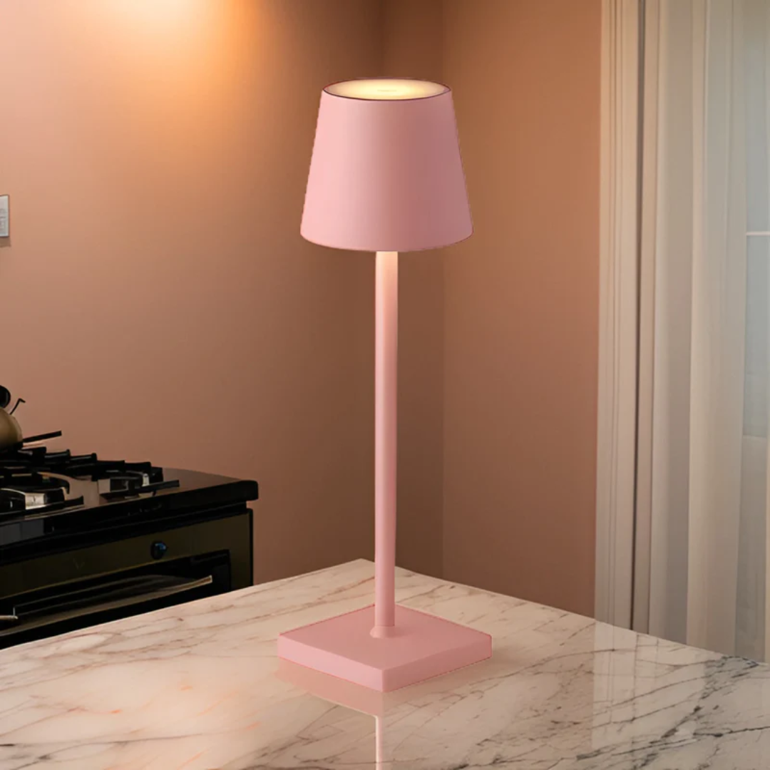 Elegante Draadloze Oplaadbare Tafellamp – Scandinavische Verlichting voor Elke Ruimte