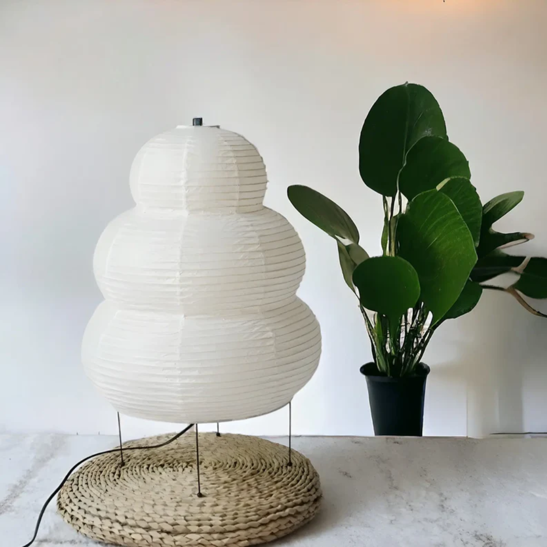 Serene Wabi-Sabi Vloerlamp voor Rustgevende Sfeer