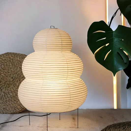Serene Wabi-Sabi Vloerlamp voor Rustgevende Sfeer