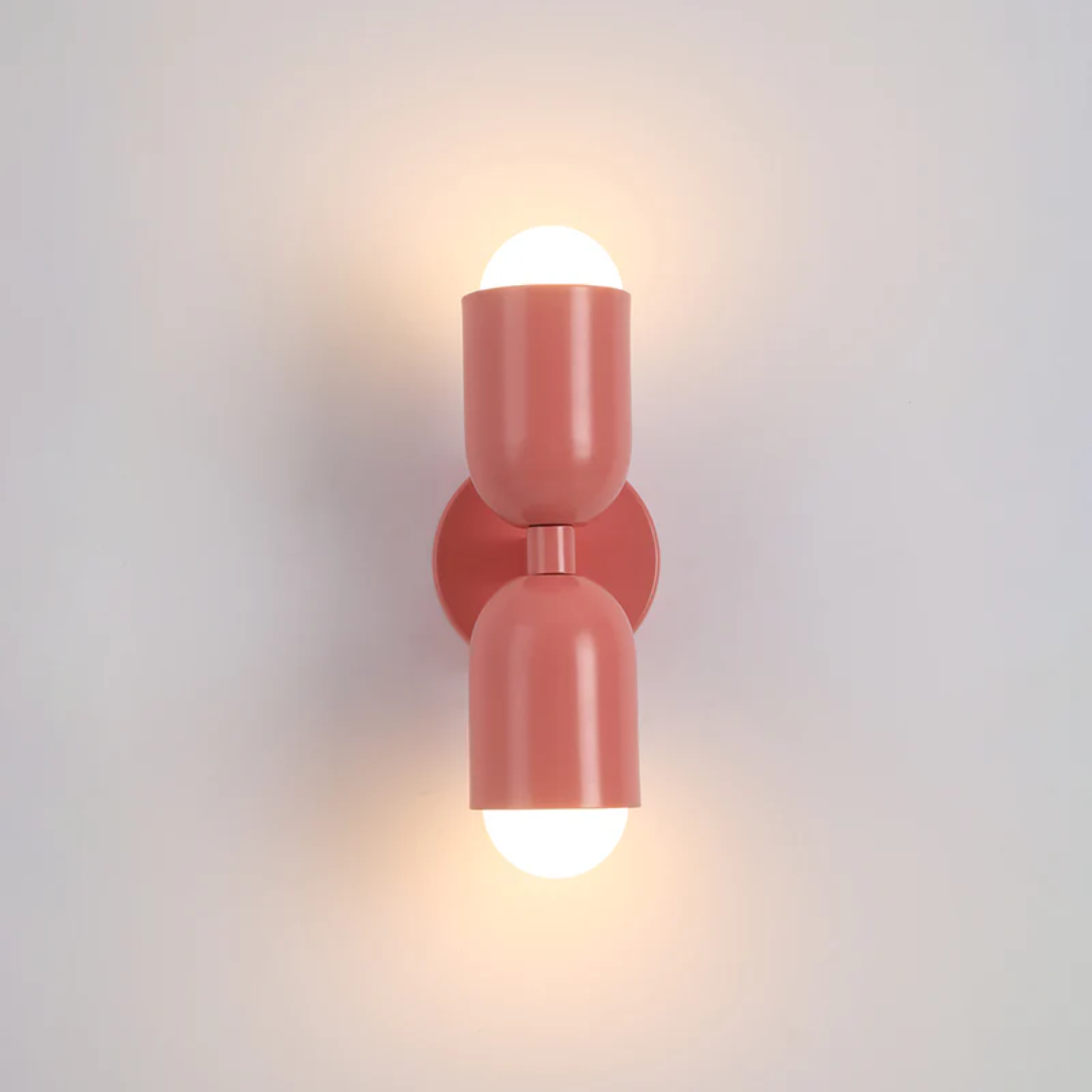 Moderne Dubbelzijdige LED Wandlamp in Kleurrijk Design