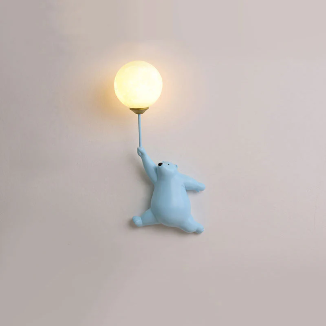 Schattige Berenvormige LED Wandlamp voor Kinderen