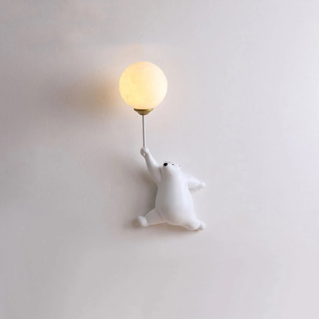Schattige Berenvormige LED Wandlamp voor Kinderen
