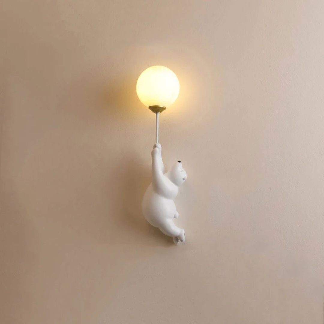 Schattige Berenvormige LED Wandlamp voor Kinderen