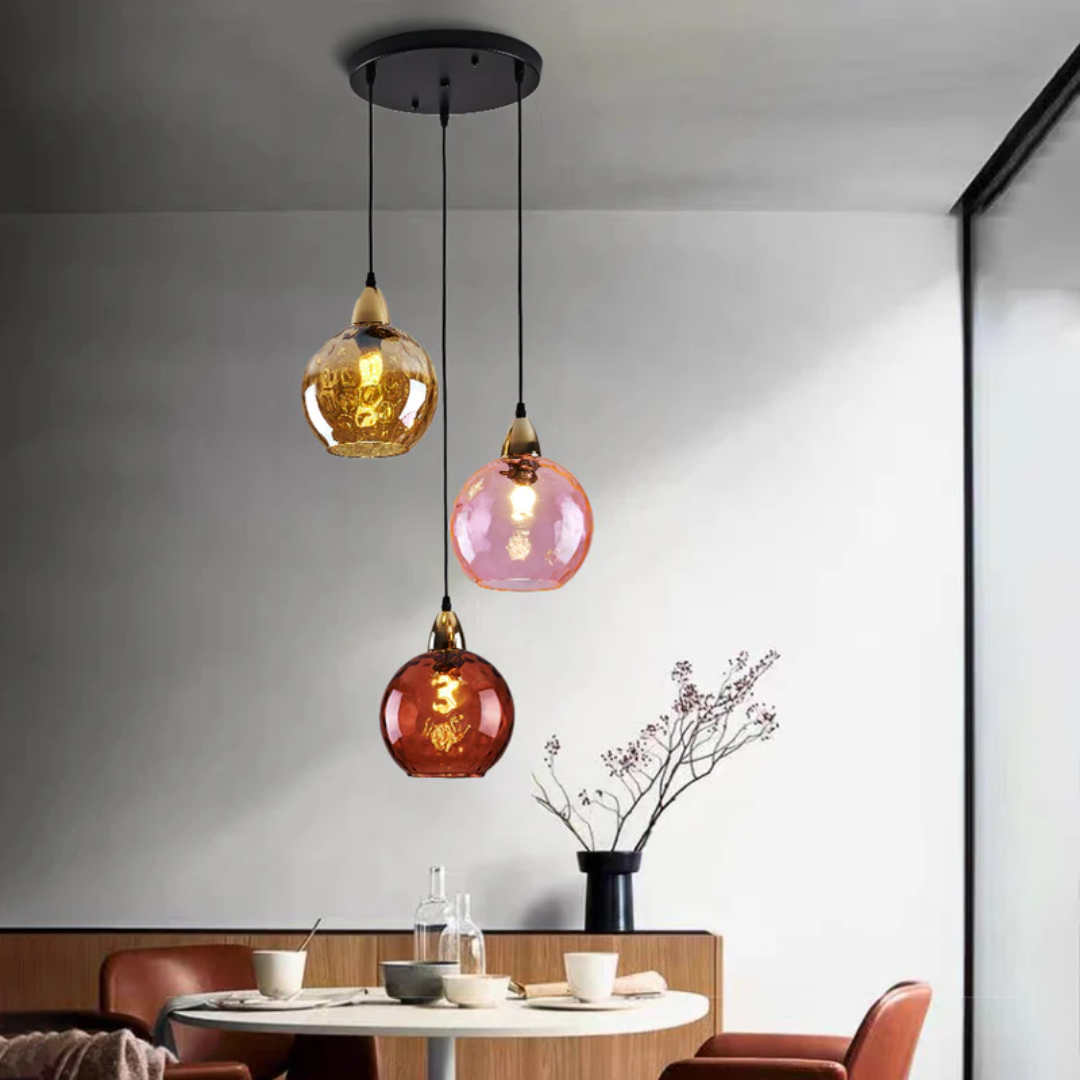 Elegante 3-Lamp Cluster Hanglamp voor Interieurverlichting