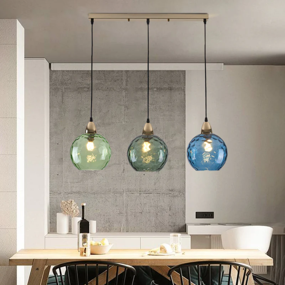 Elegante 3-Lamp Cluster Hanglamp voor Interieurverlichting