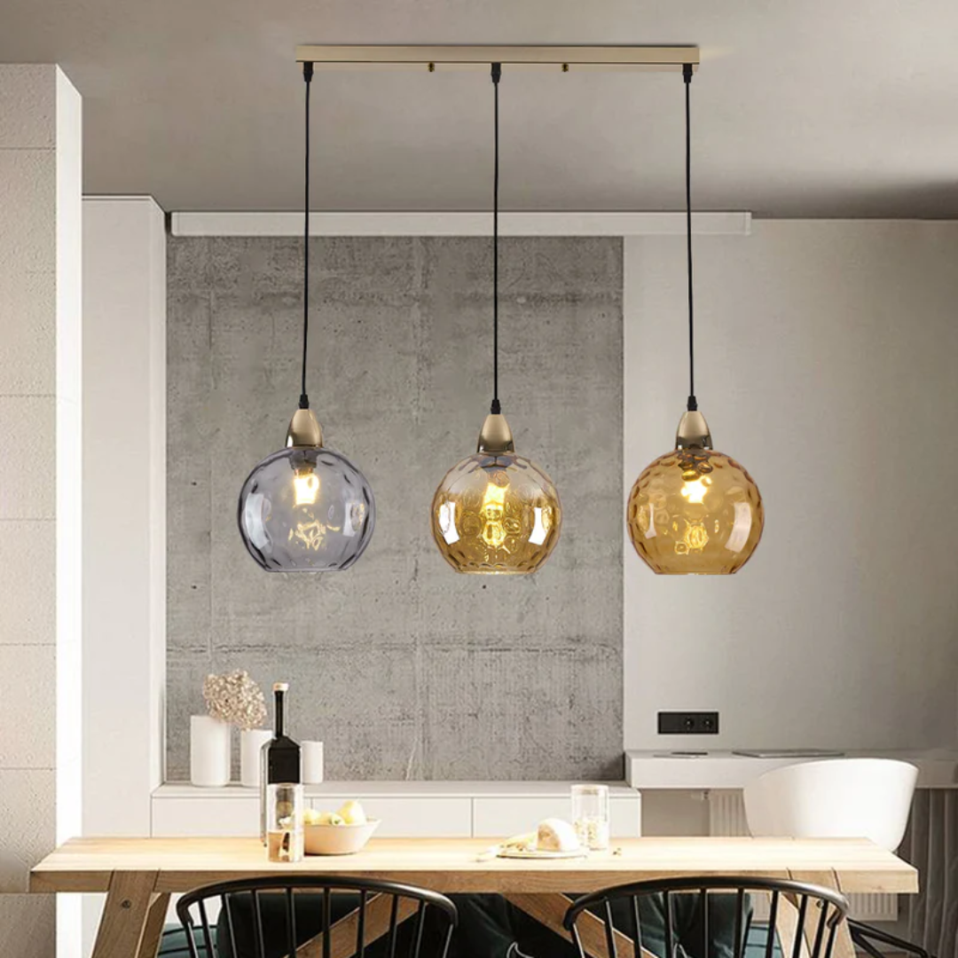 Elegante 3-Lamp Cluster Hanglamp voor Interieurverlichting