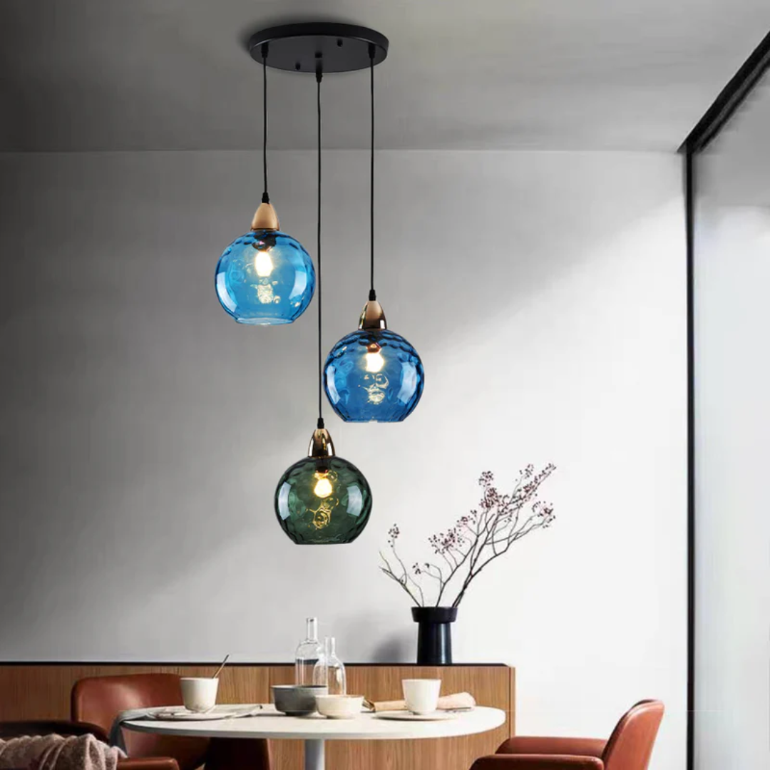 Elegante 3-Lamp Cluster Hanglamp voor Interieurverlichting