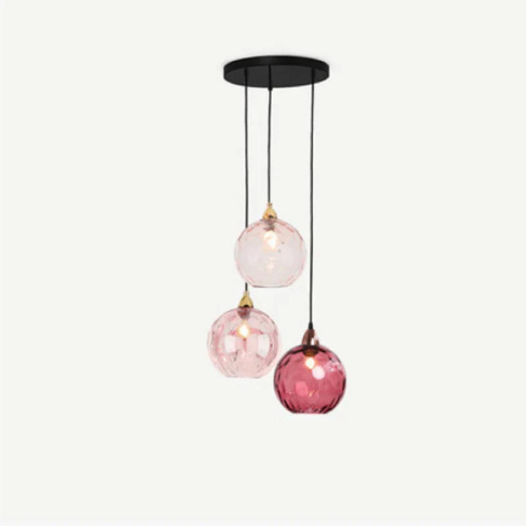 Elegante 3-Lamp Cluster Hanglamp voor Interieurverlichting