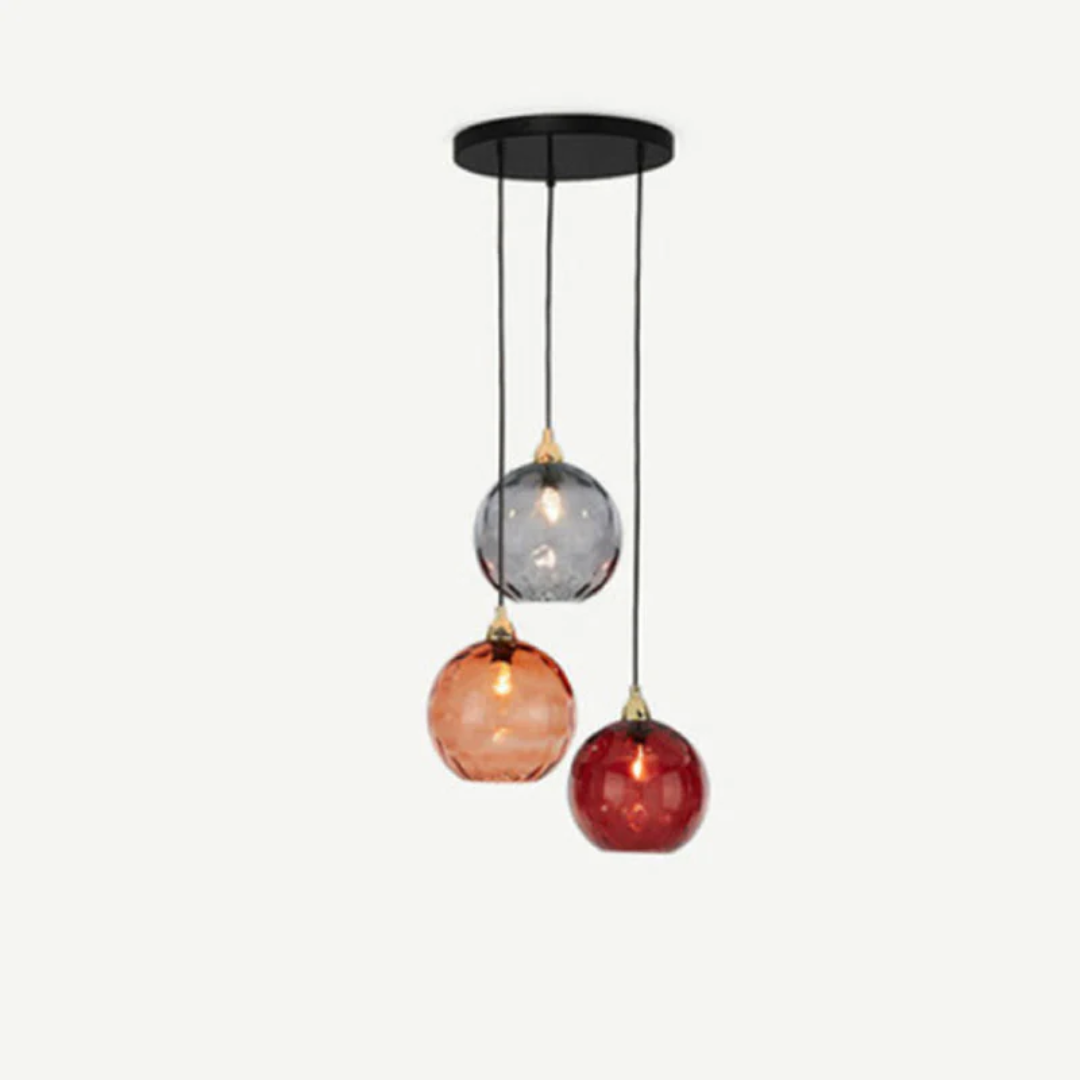 Elegante 3-Lamp Cluster Hanglamp voor Interieurverlichting