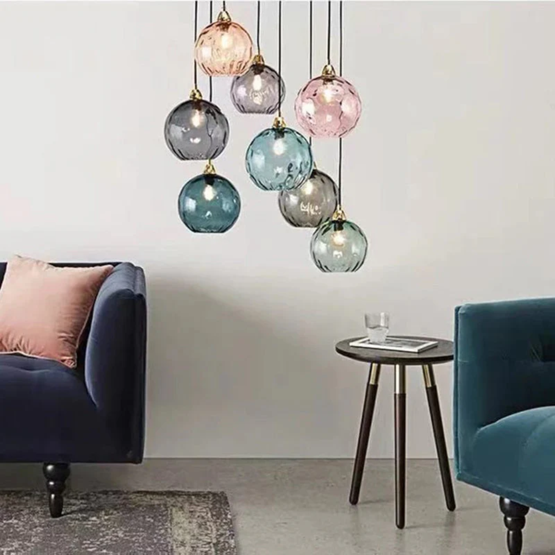 Elegante 3-Lamp Cluster Hanglamp voor Interieurverlichting