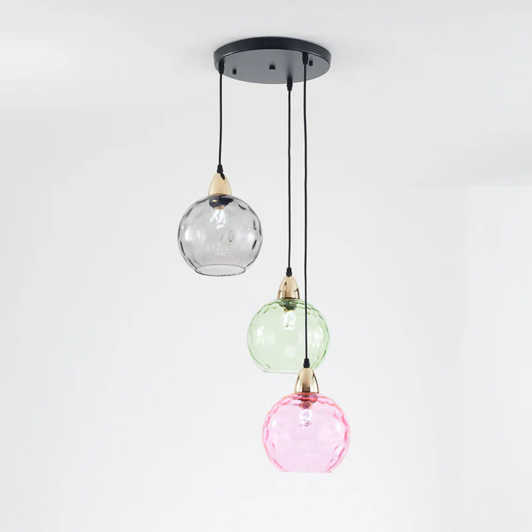 Elegante 3-Lamp Cluster Hanglamp voor Interieurverlichting