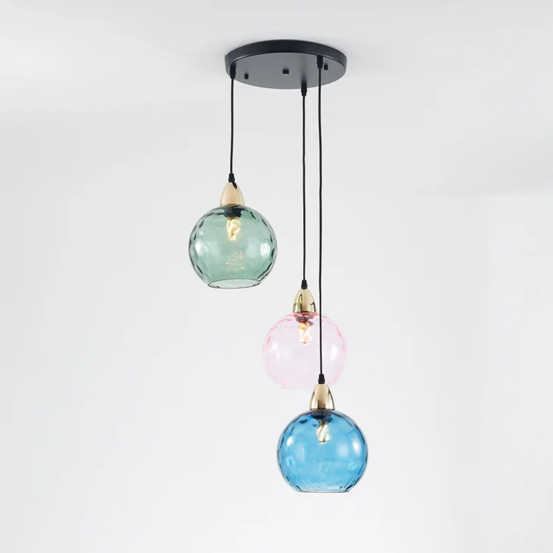 Elegante 3-Lamp Cluster Hanglamp voor Interieurverlichting