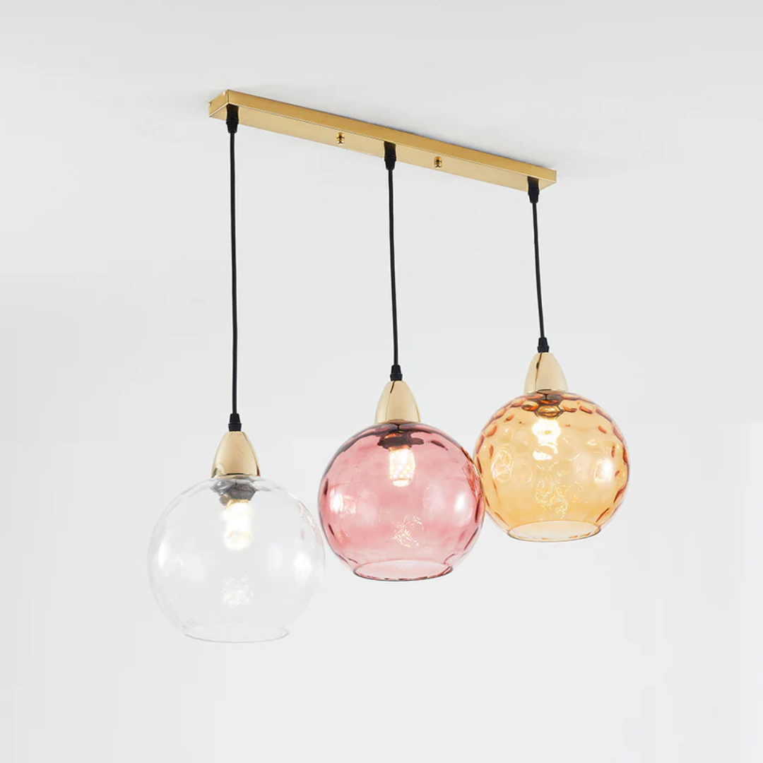 Elegante 3-Lamp Cluster Hanglamp voor Interieurverlichting