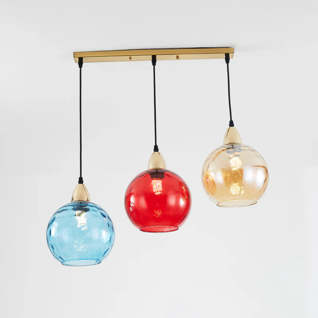 Elegante 3-Lamp Cluster Hanglamp voor Interieurverlichting