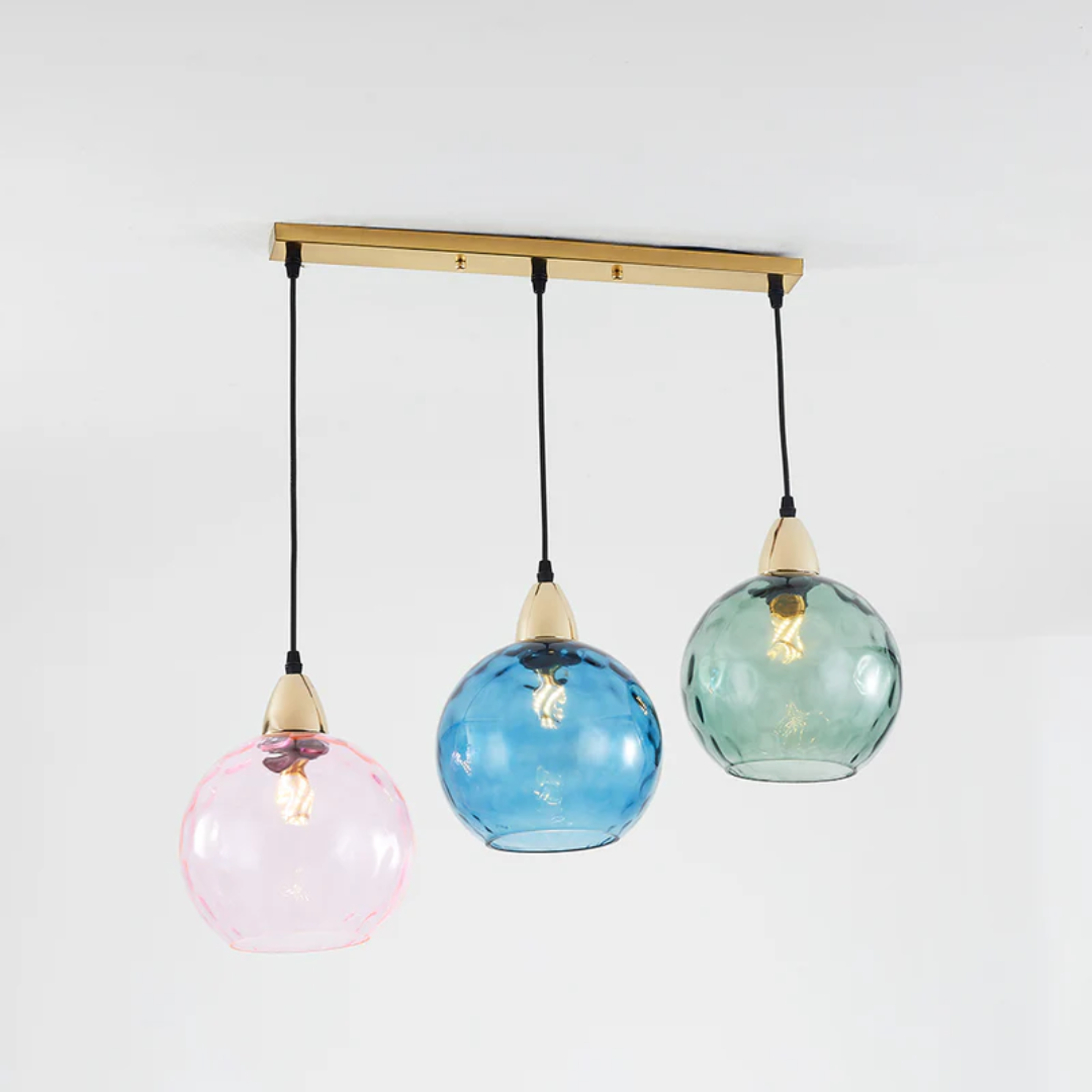 Elegante 3-Lamp Cluster Hanglamp voor Interieurverlichting