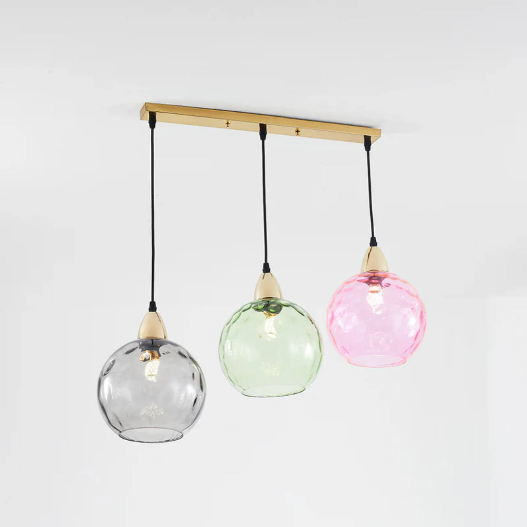 Elegante 3-Lamp Cluster Hanglamp voor Interieurverlichting