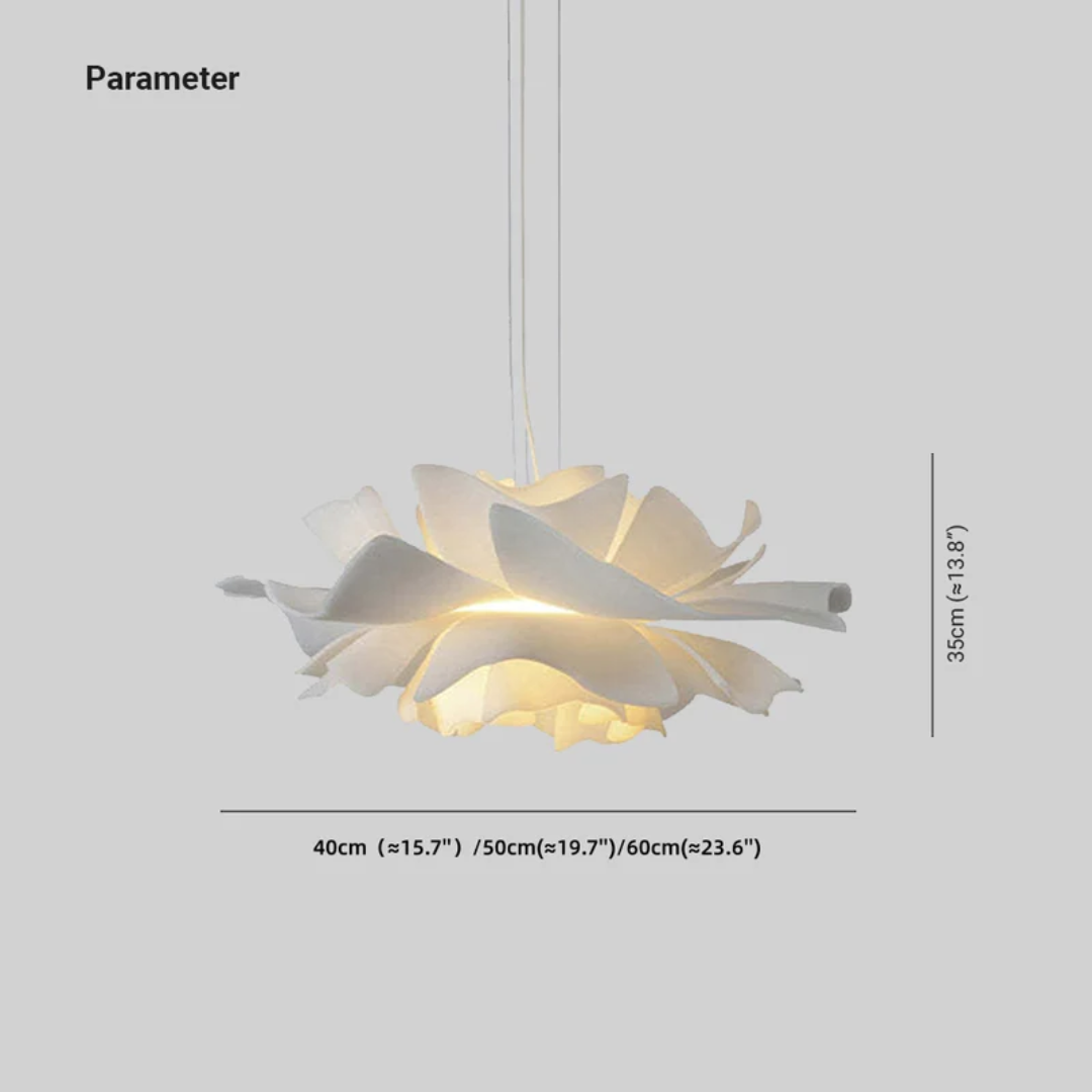 Elegante Bloemvormige Hanglamp voor Modern Interieur
