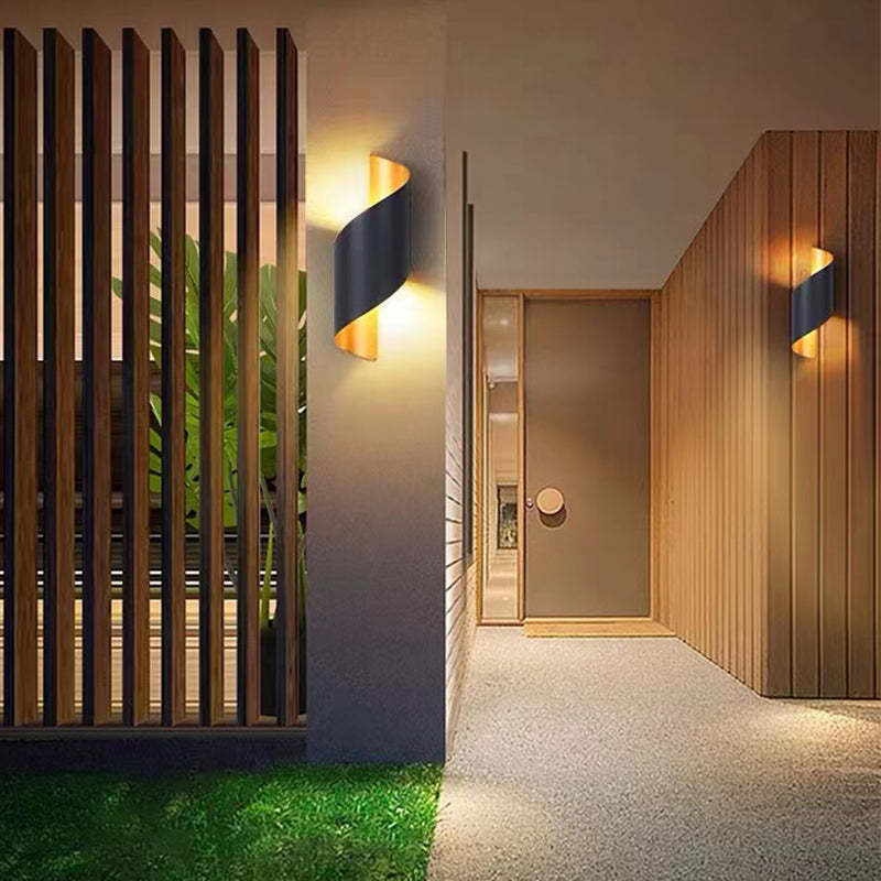 Moderne LED Wandlamp met Spiraalontwerp