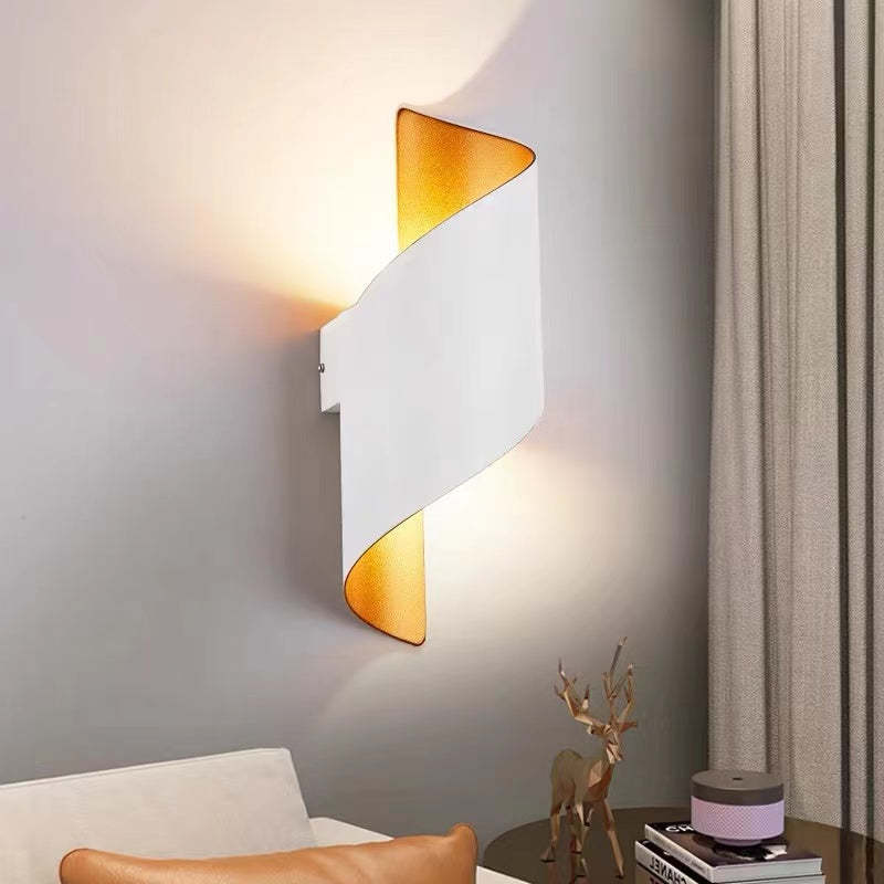 Moderne LED Wandlamp met Spiraalontwerp