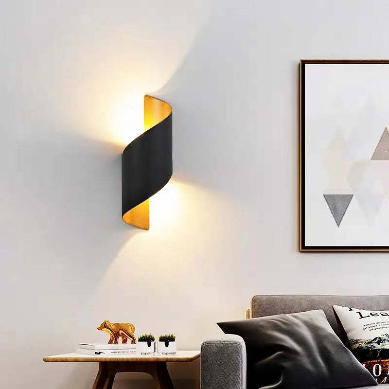 Moderne LED Wandlamp met Spiraalontwerp